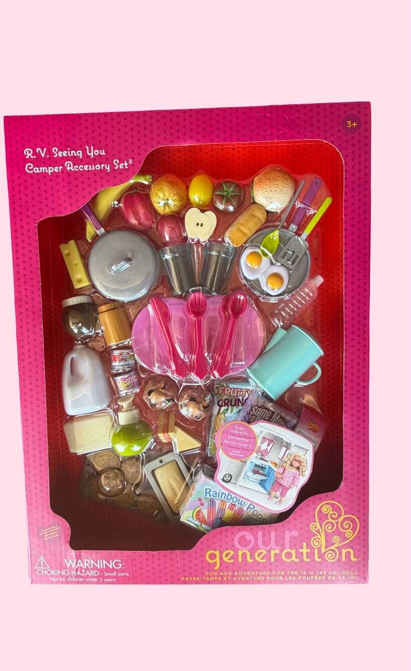 Our Generation R.V. Seeing You Camper Accessory Set - Picture 1 of 4